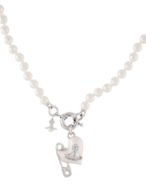 Vivienne Westwood Faux Pearl Orietta Collar Necklace