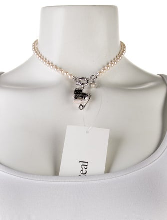 Vivienne Westwood Faux Pearl Orietta Collar Necklace