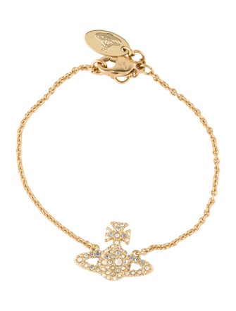 Vivienne Westwood Crystal Grace Bas Relief Bracelet