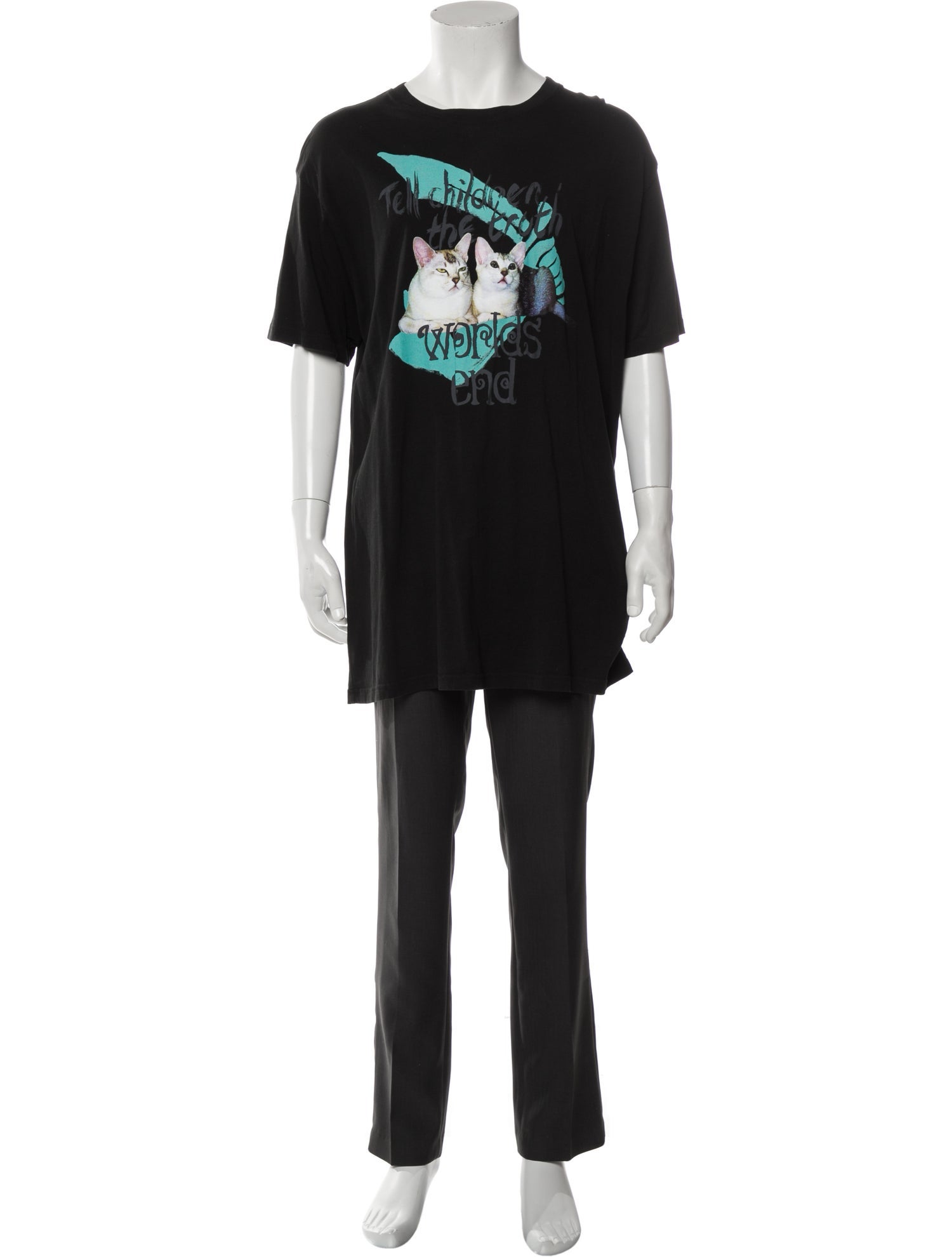 Vivienne Westwood Graphic Print Crew Neck T-Shirt - Black T