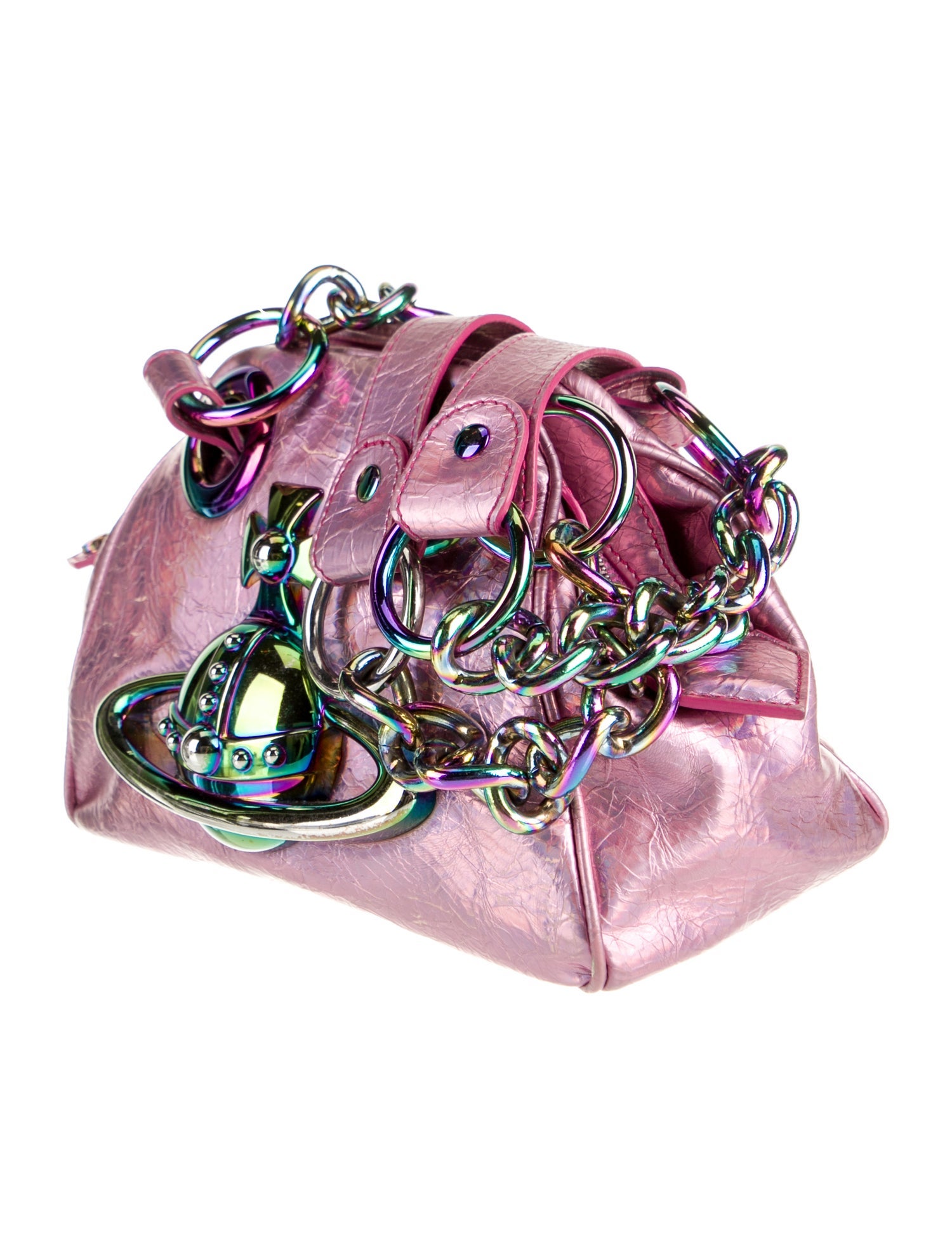 Vivienne Westwood ボディバッグ アートラバー Vivienne Westwood 2way Shoulder Bag Heart Shaped zip color Black