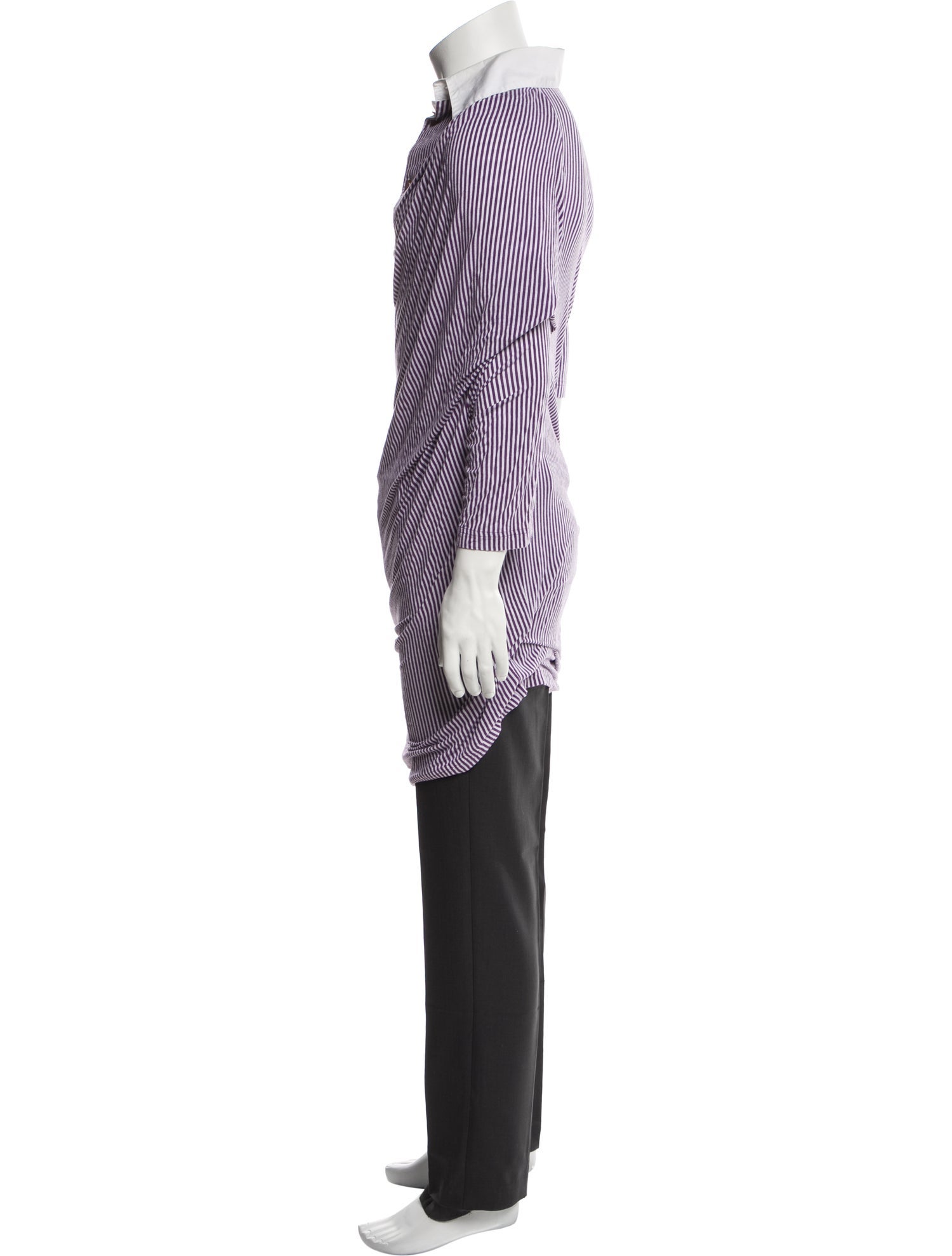 Vivienne Westwood Striped Collar Polo Shirt