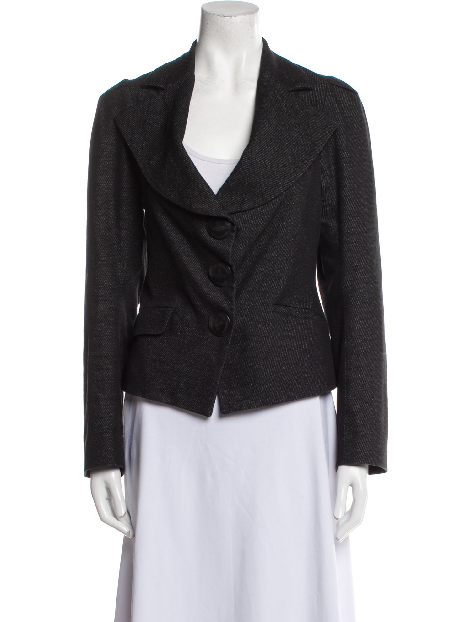 Vivienne Westwood Tweed Pattern Evening Jacket