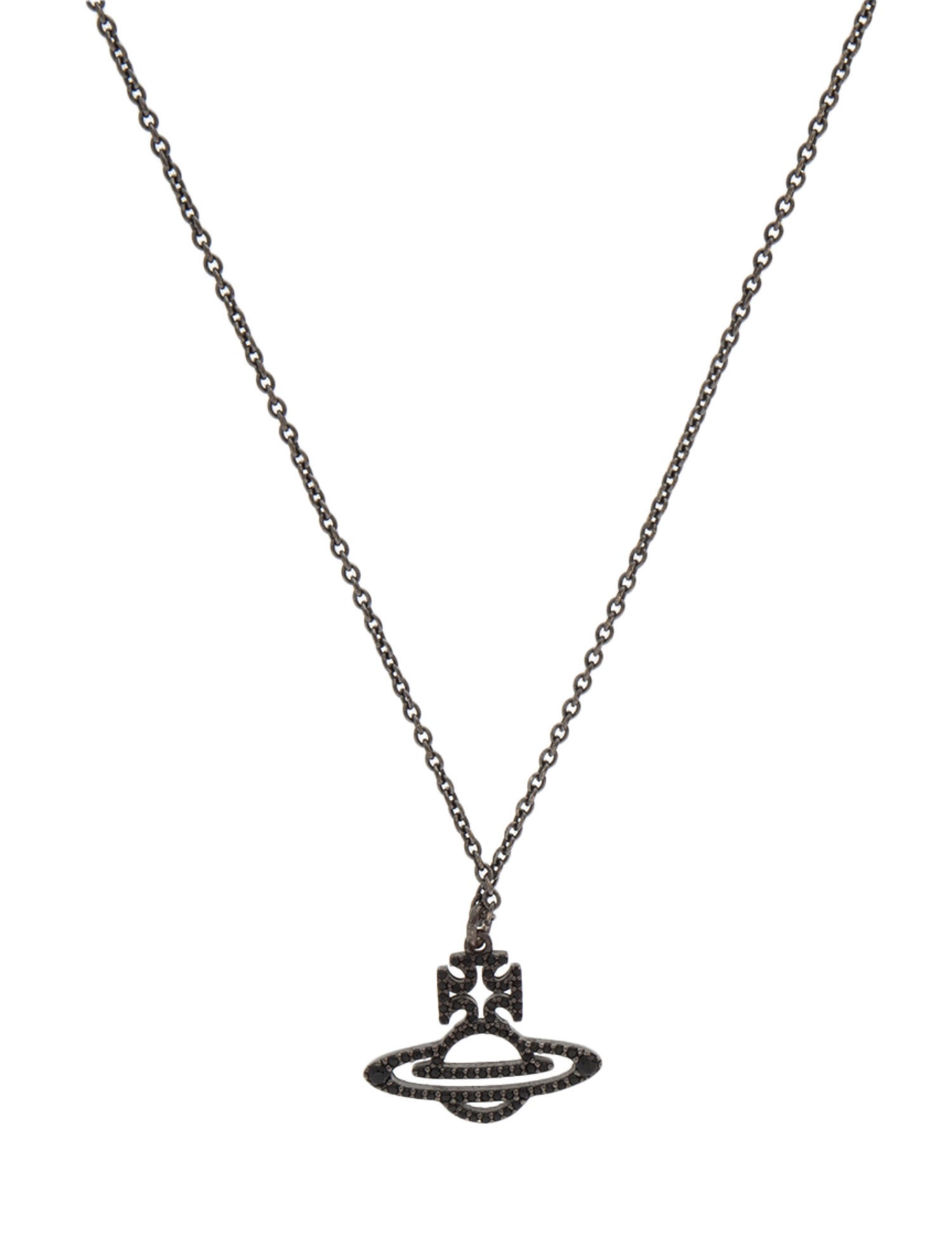 【Vivienne Westwood】Trudy pendant Trudy Pendant Necklace in PLATINUM-WHITE-CZ | Vivienne Westwood®