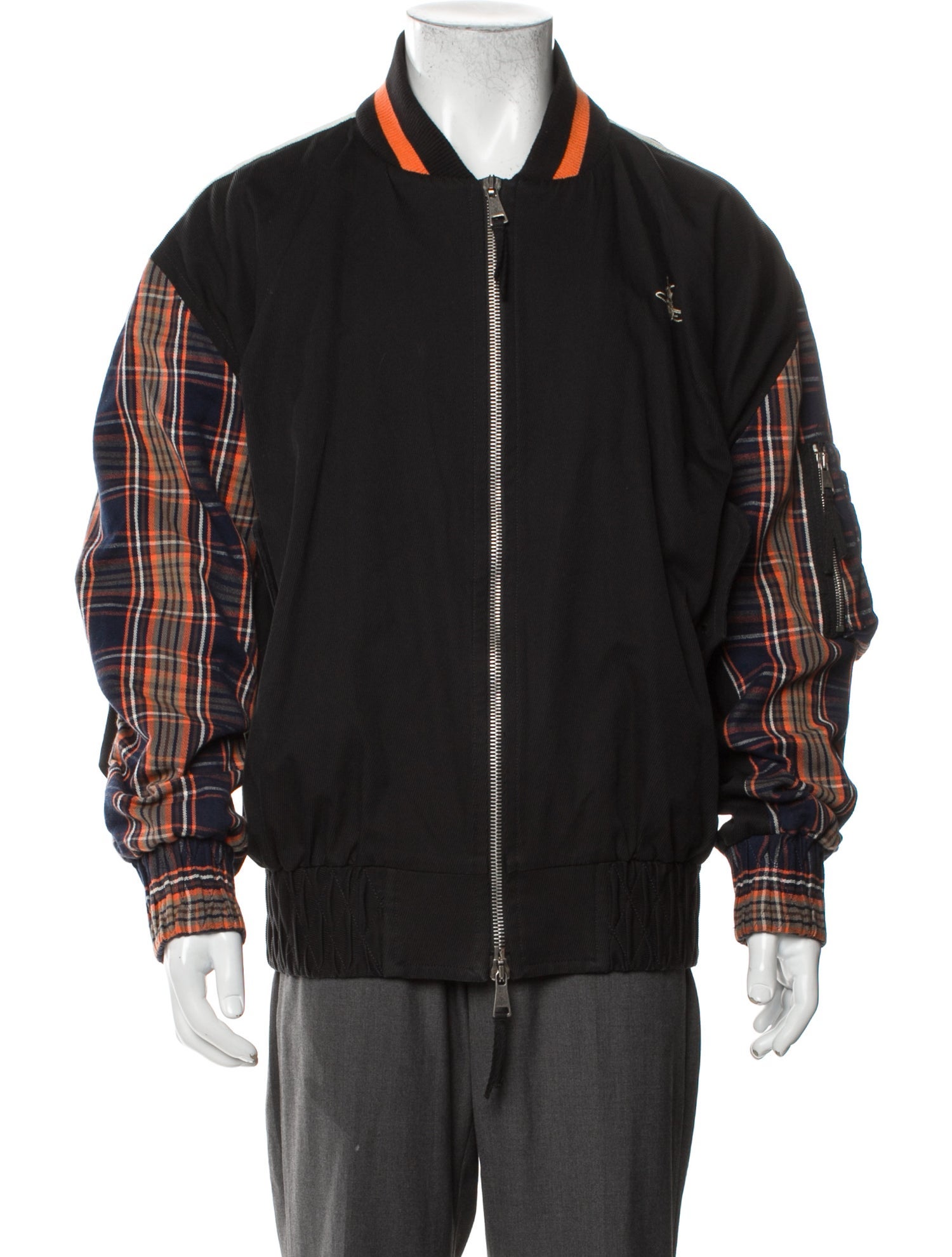 Vivienne Westwood Plaid Print Bomber Jacket