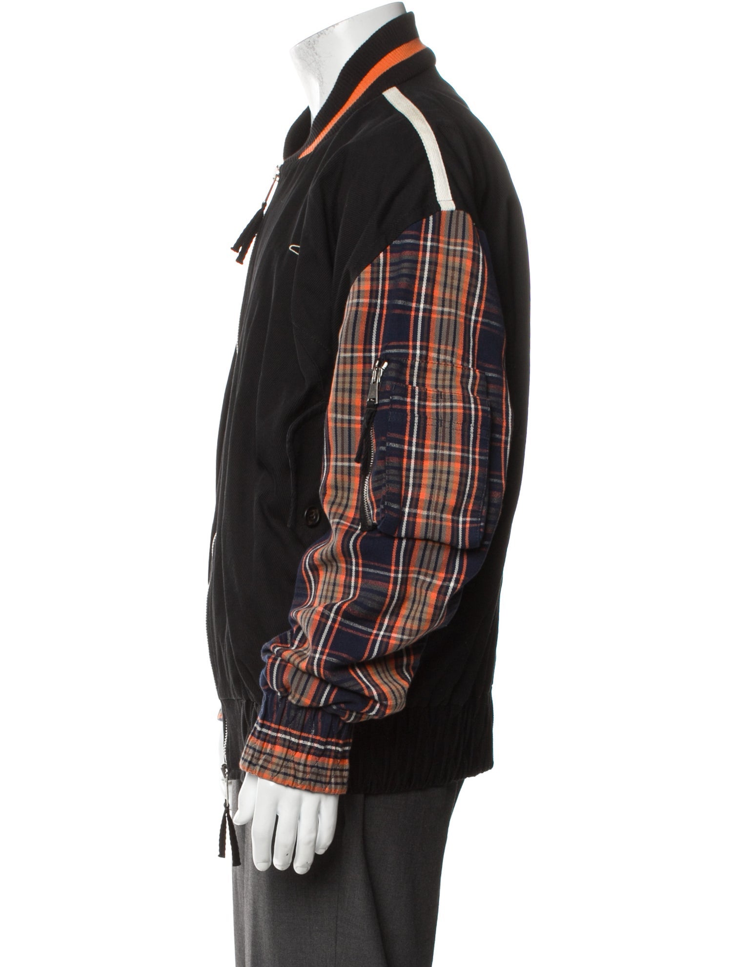 Vivienne Westwood Plaid Print Bomber Jacket