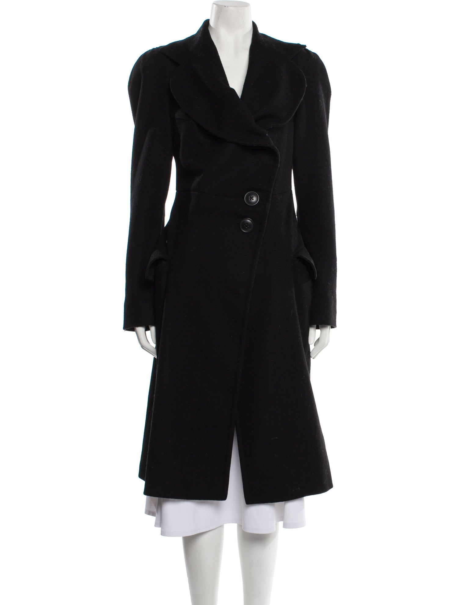 Vivienne Westwood Wool Faux Fur Coat