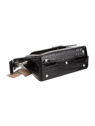Vivienne Westwood Embossed Leather Top Handle Bag