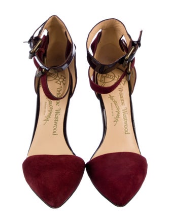 Vivienne Westwood Suede D'Orsay Pumps