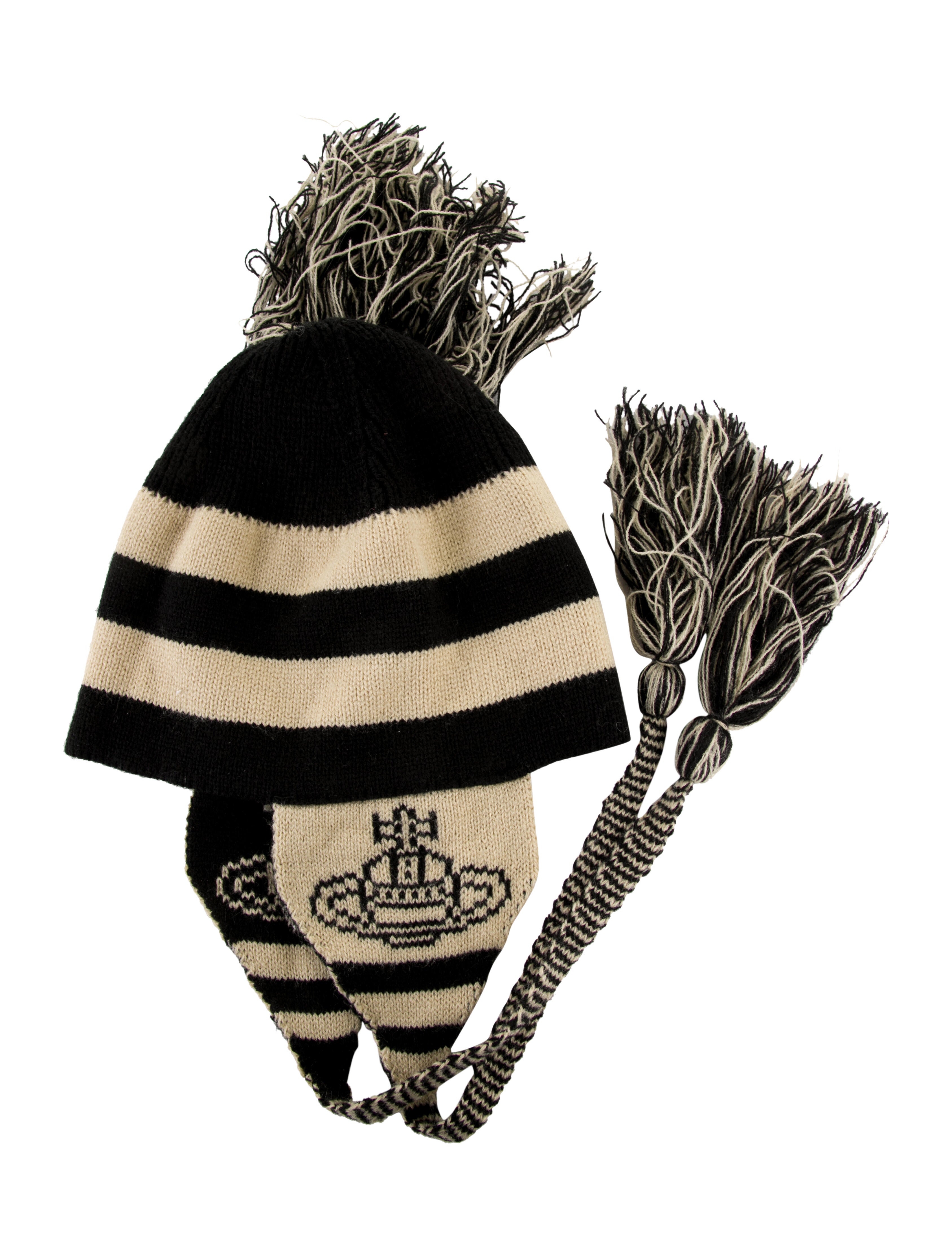 Vivienne Westwood Vivienne Westwood Knit Trapper Hat - Neutrals