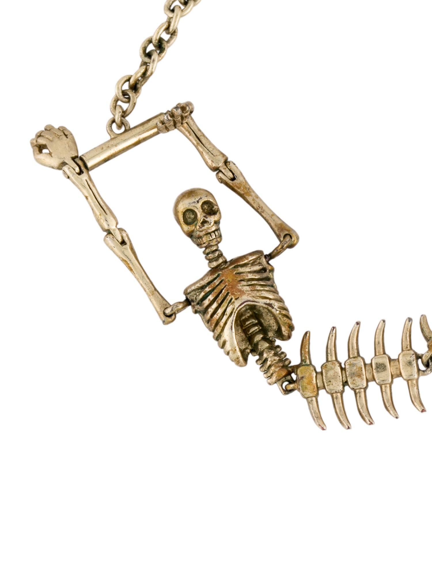 Vivienne Westwood Ariel Skeleton Bracelet - Link, Bracelets