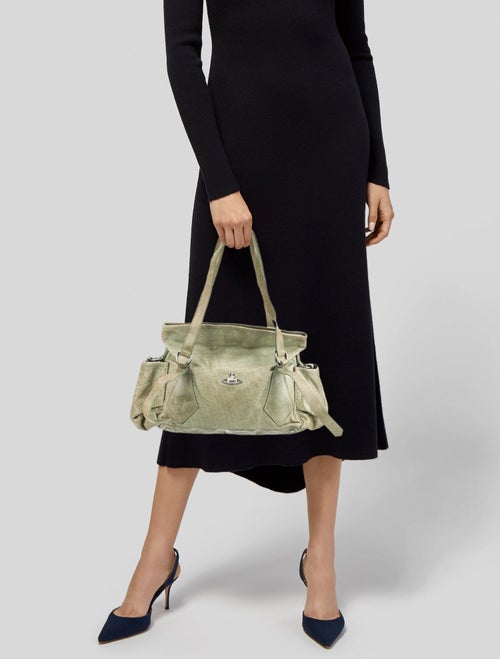 Vivienne Westwood Leather Top Handle Bag