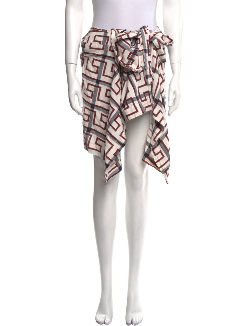 Vivienne Westwood Skirt Neutrals Printed Drawstring Closure