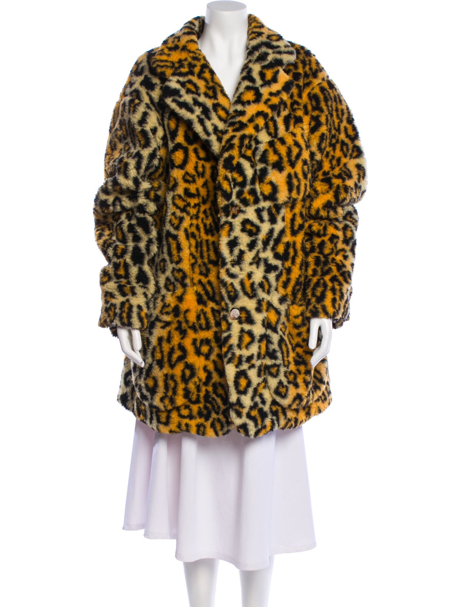 Vivienne Westwood 2023 Wittgenstein Faux Fur Coat