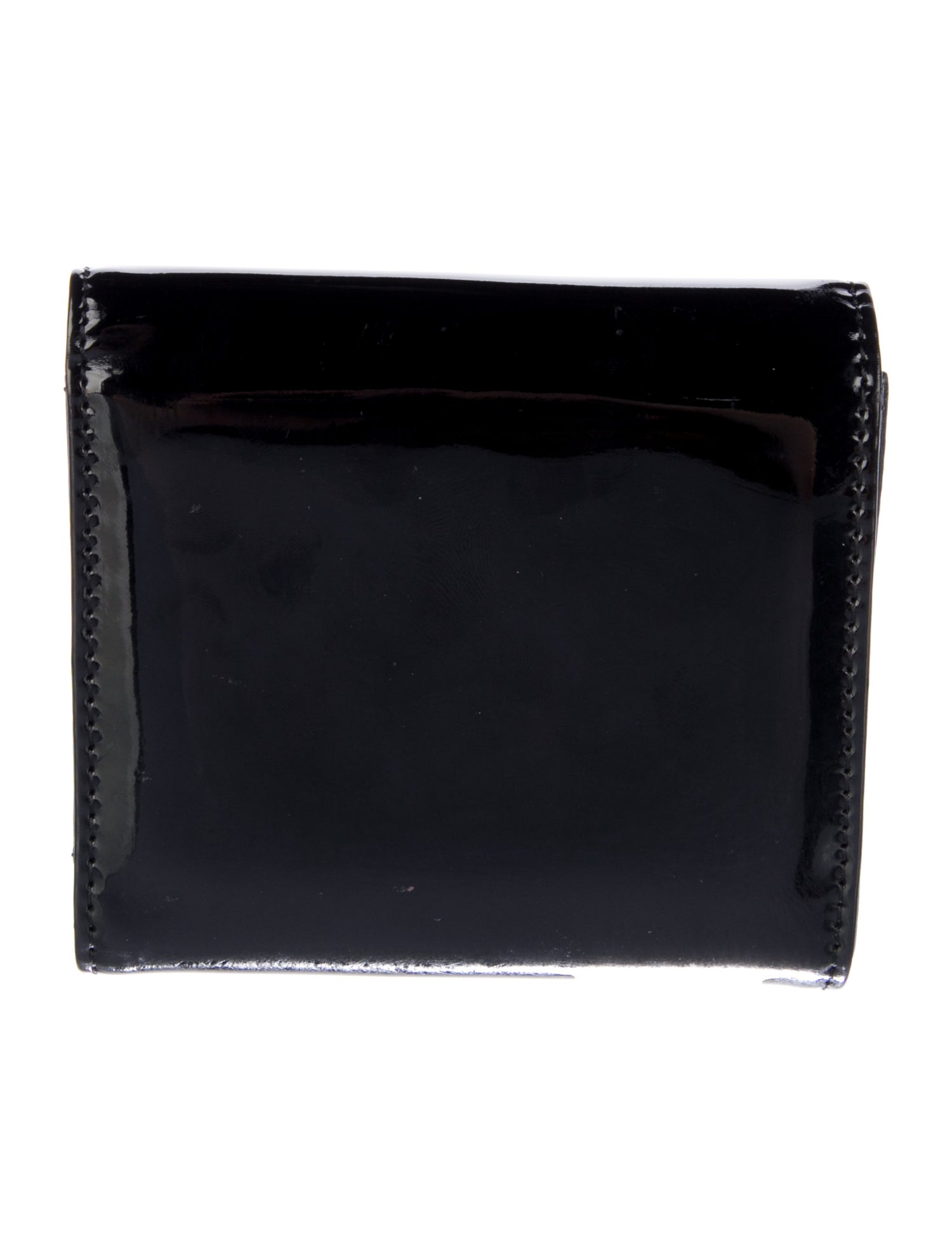 Vivienne Westwood Patent Leather Printed Bifold Wallet