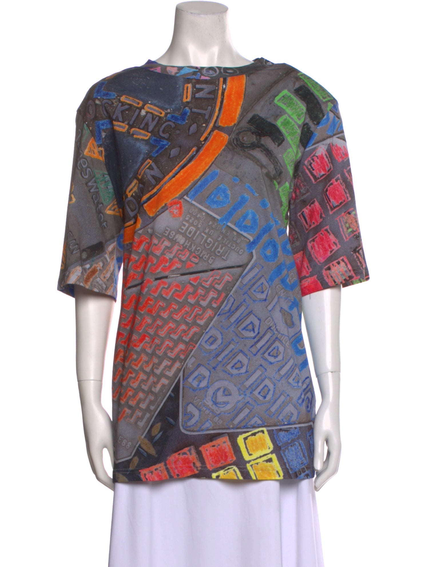 Vivienne Westwood Printed Bateau Neckline Tunic