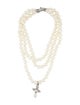 Vivienne Westwood Three Row Pearl Drop Choker