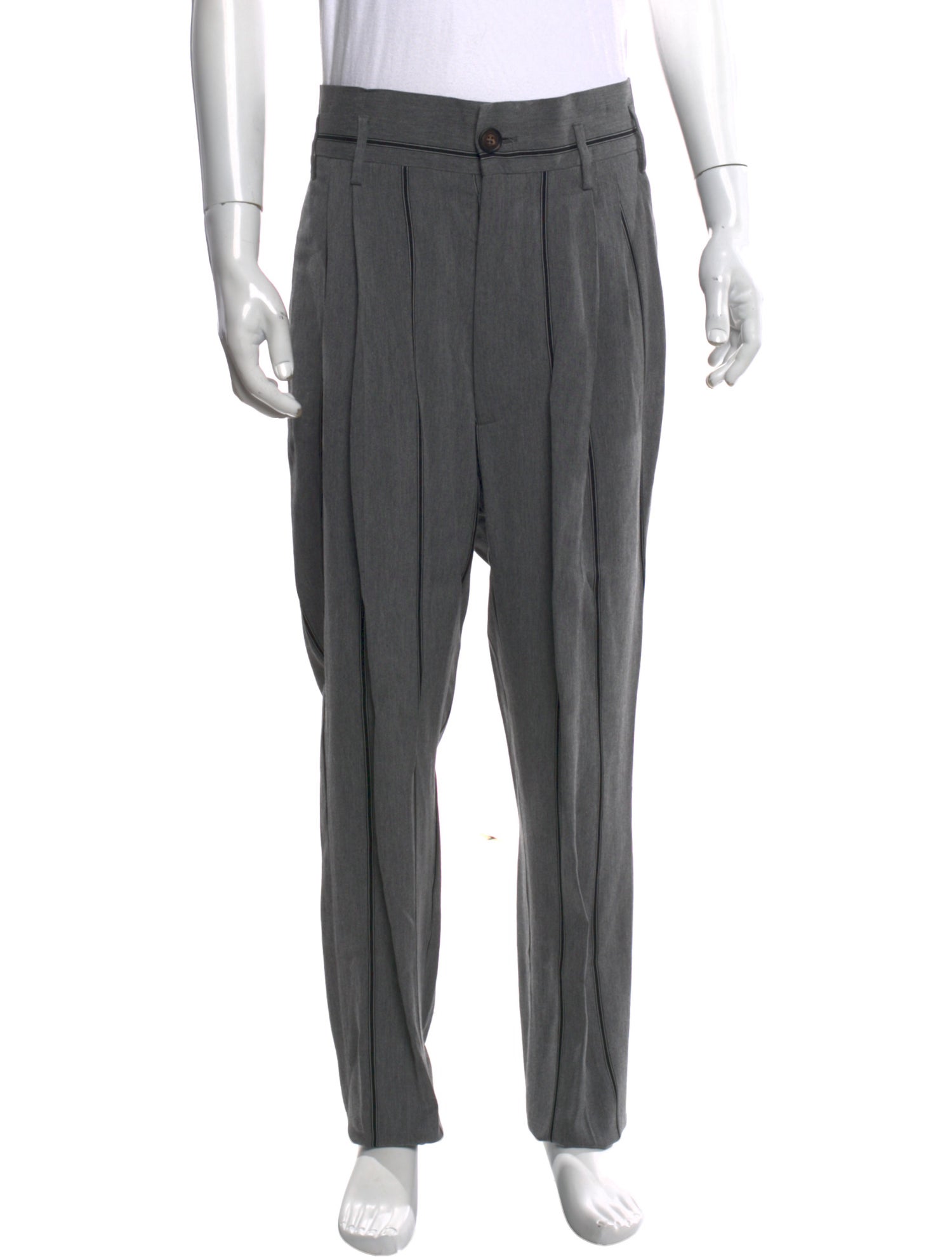 Vivienne Westwood Striped Pants - Grey, 13.25