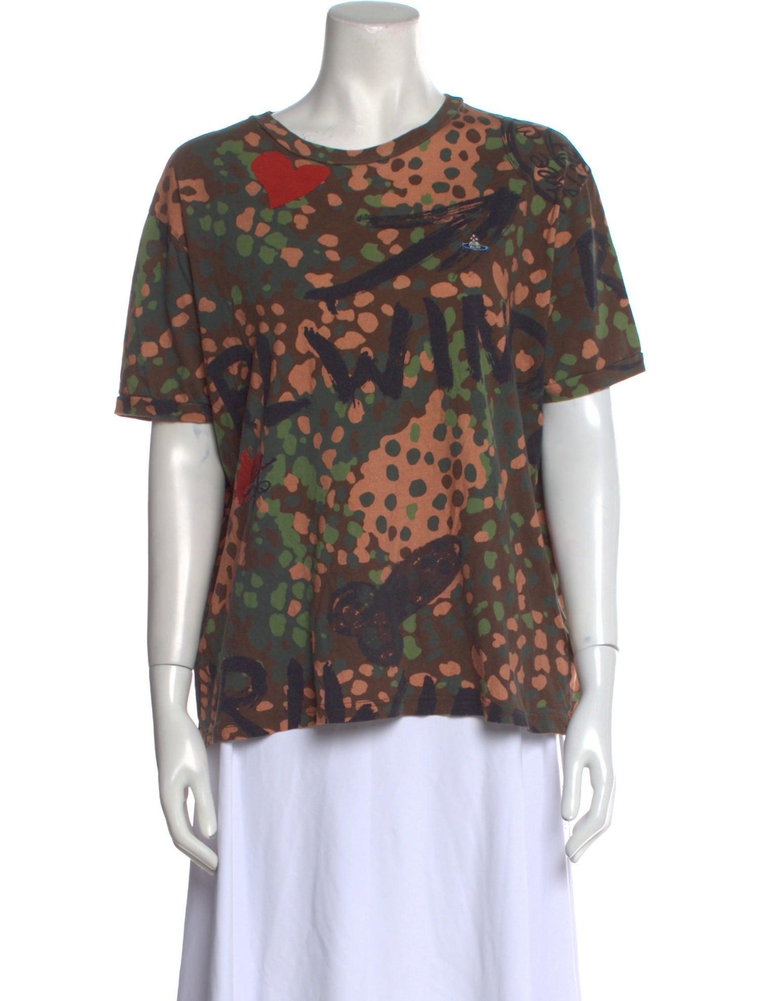 Vivienne Westwood Patterned Crew Neck T-Shirt