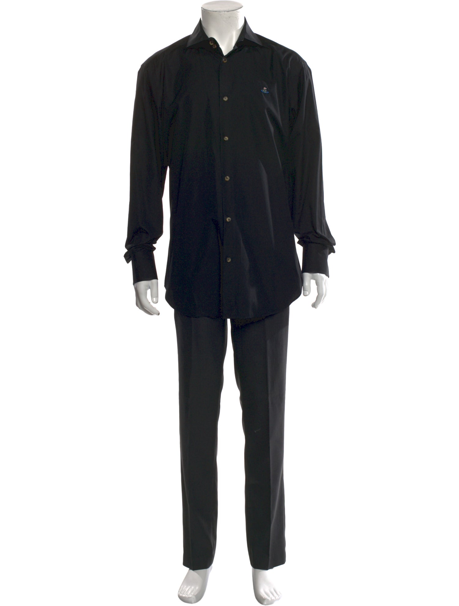 Vivienne Westwood Printed Long Sleeve Dress Shirt