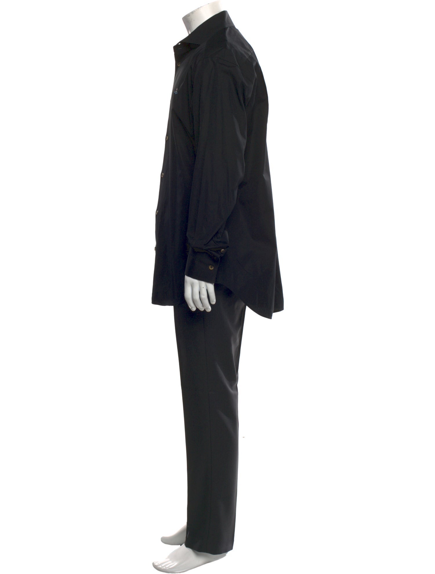 Vivienne Westwood Printed Long Sleeve Dress Shirt