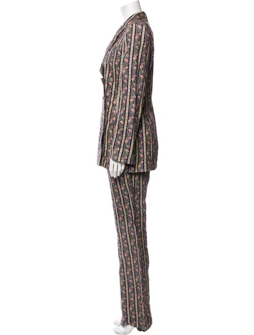 Vivienne Westwood Linen Floral Print Pantsuit