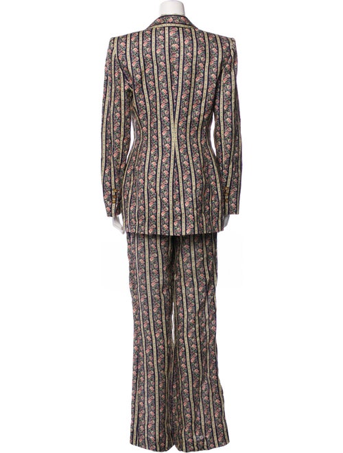 Vivienne Westwood Linen Floral Print Pantsuit