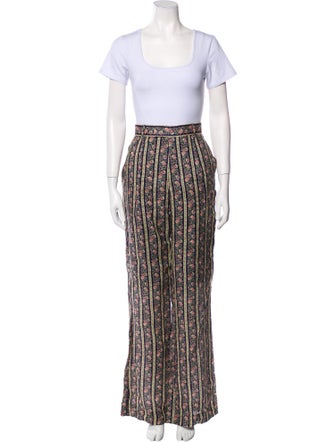 Vivienne Westwood Linen Floral Print Pantsuit