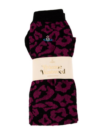 Vivienne Westwood Synthetic-Blend Embroidered Socks