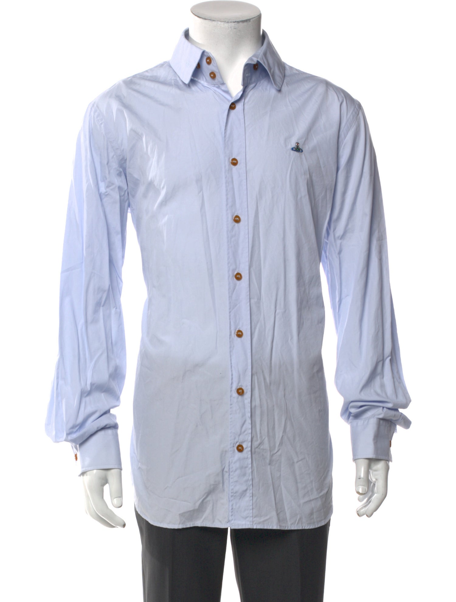 Vivienne Westwood Striped Long Sleeve Dress Shirt