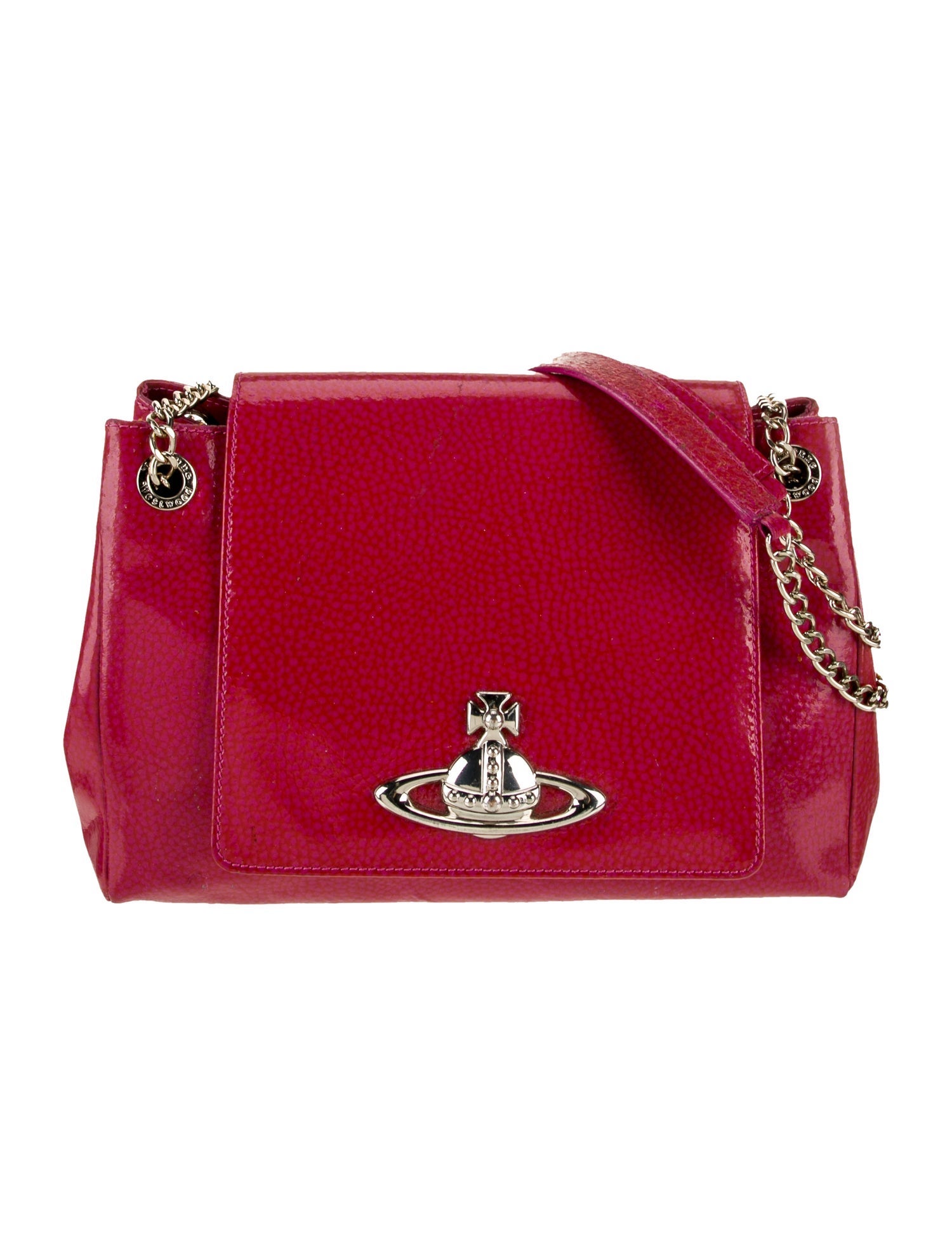 Vivienne Westwood Patent Leather Shoulder Bag