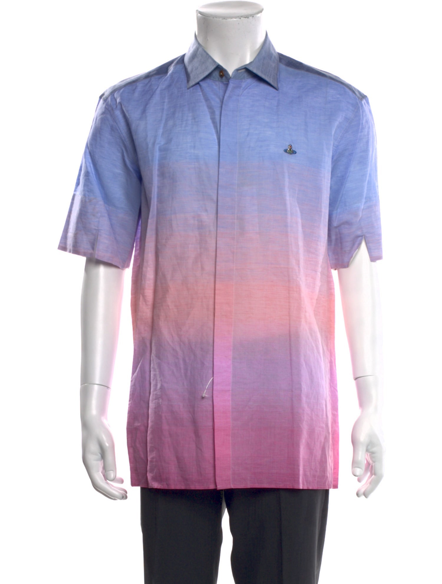 Vivienne Westwood Linen Tie-Dye Print Shirt w/ Tags