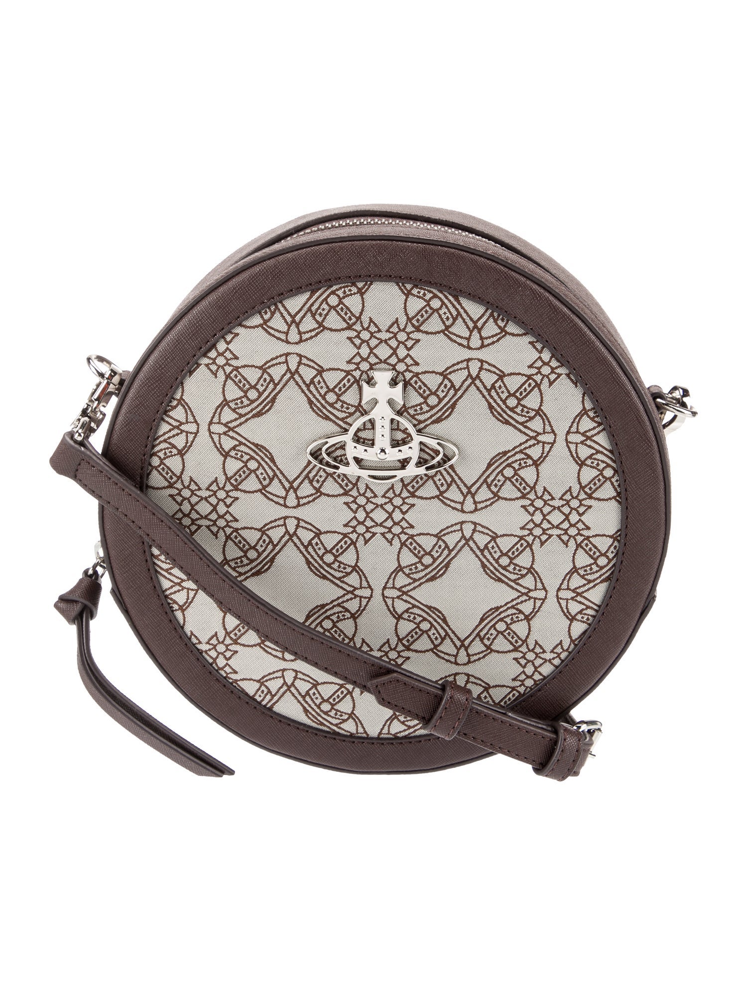 Vivienne Westwood Saffiano Leather Crossbody Bag