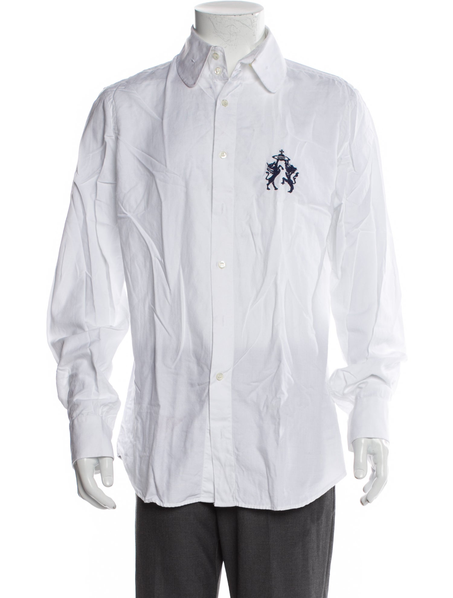 Vivienne Westwood Graphic Print Long Sleeve Dress Shirt