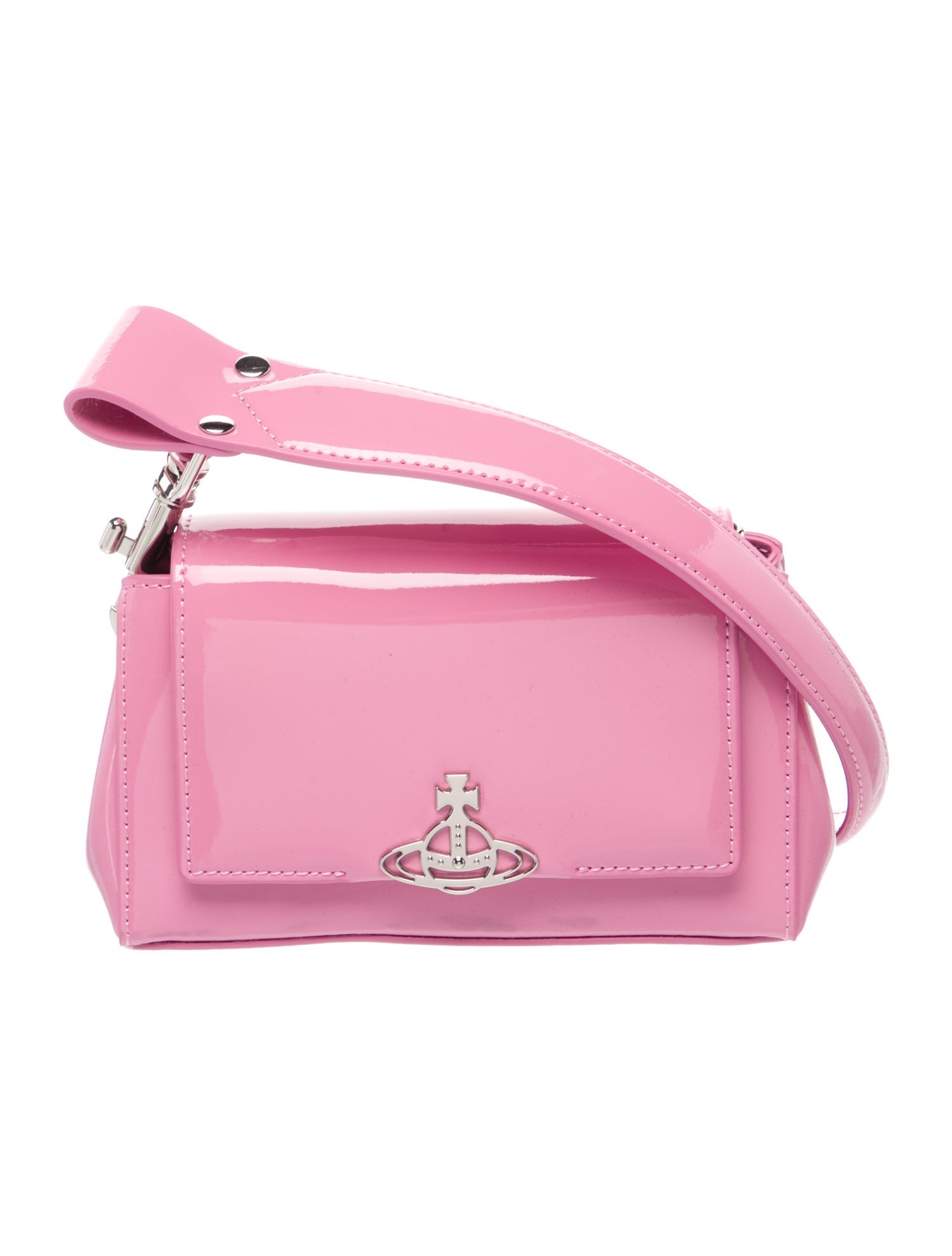 Vivienne Westwood Patent Leather Shoulder Bag