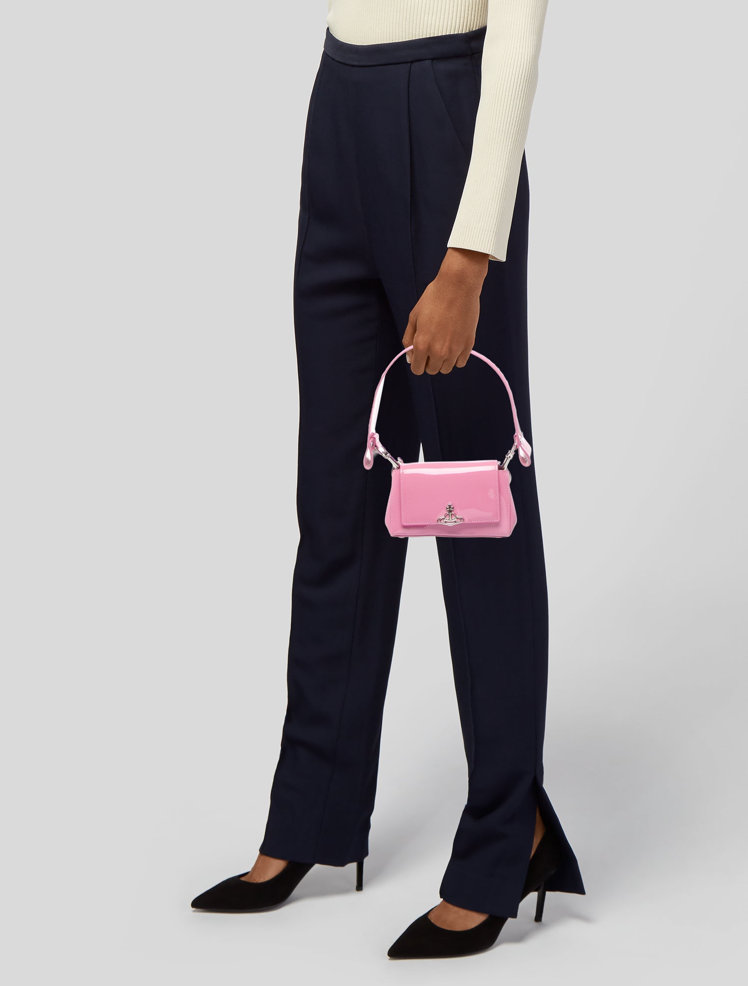 Vivienne Westwood Patent Leather Shoulder Bag