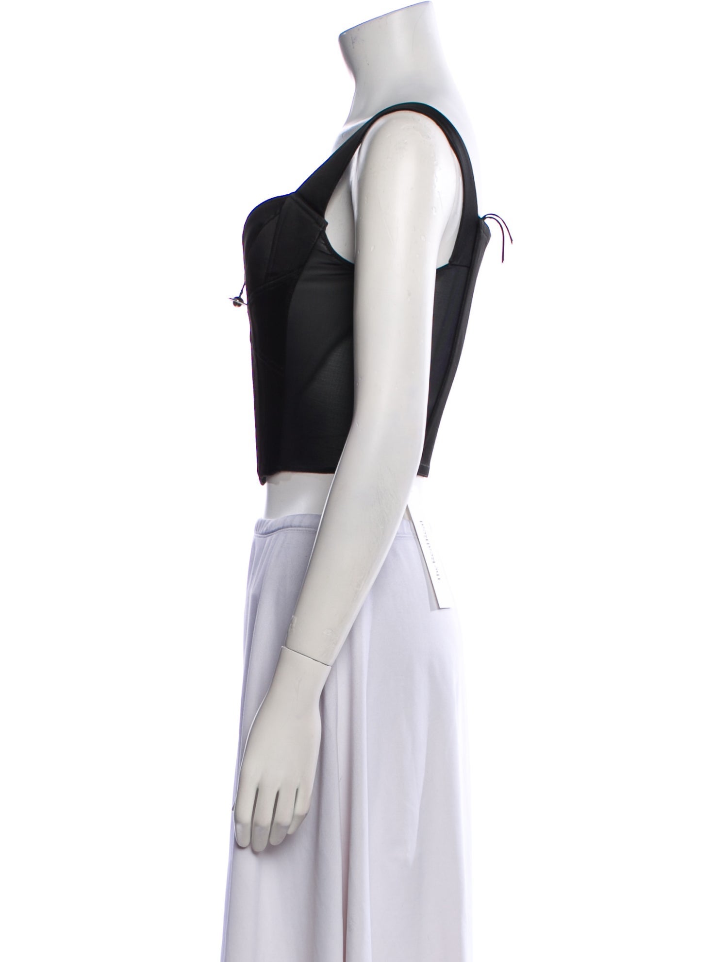 Vivienne Westwood 2024 Orb Zipper Classic Corset Crop Top