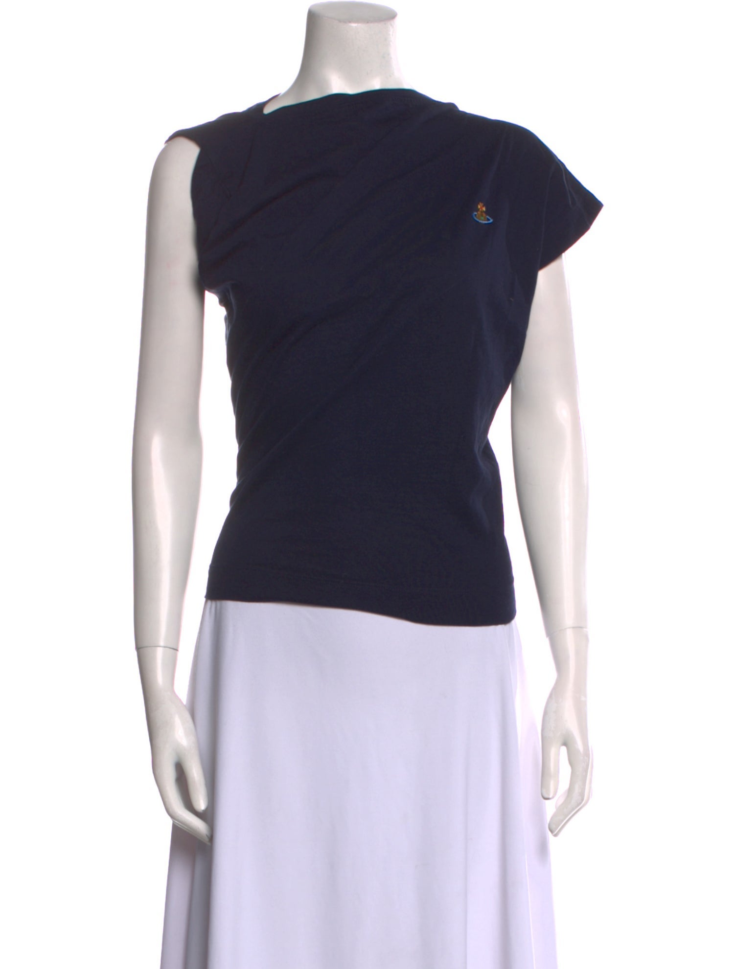 Vivienne Westwood Bateau Neckline Short Sleeve Top