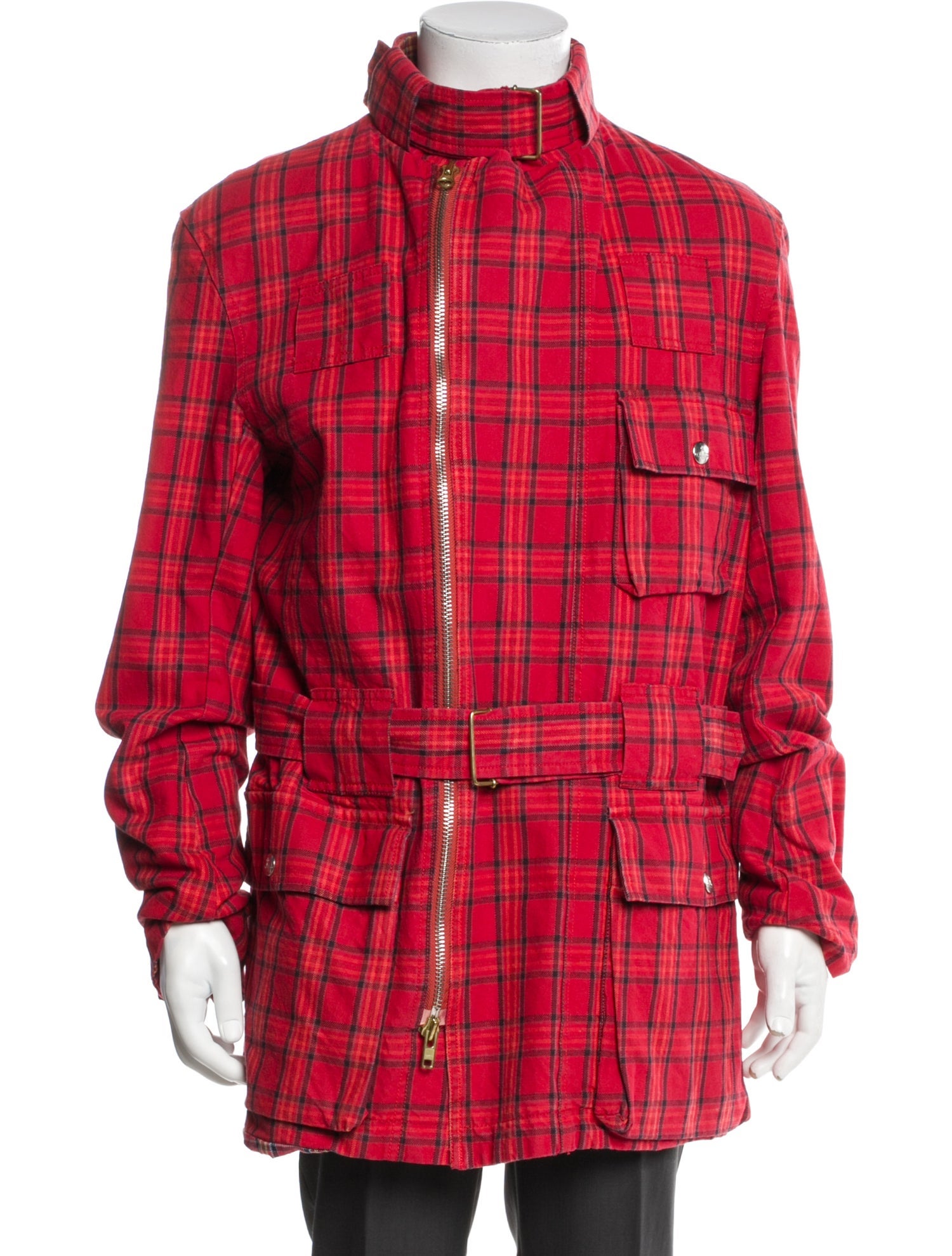 Vivienne Westwood Plaid Print Parka