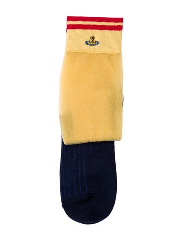 Vivienne Westwood Hosiery Patterned Crew Sock M