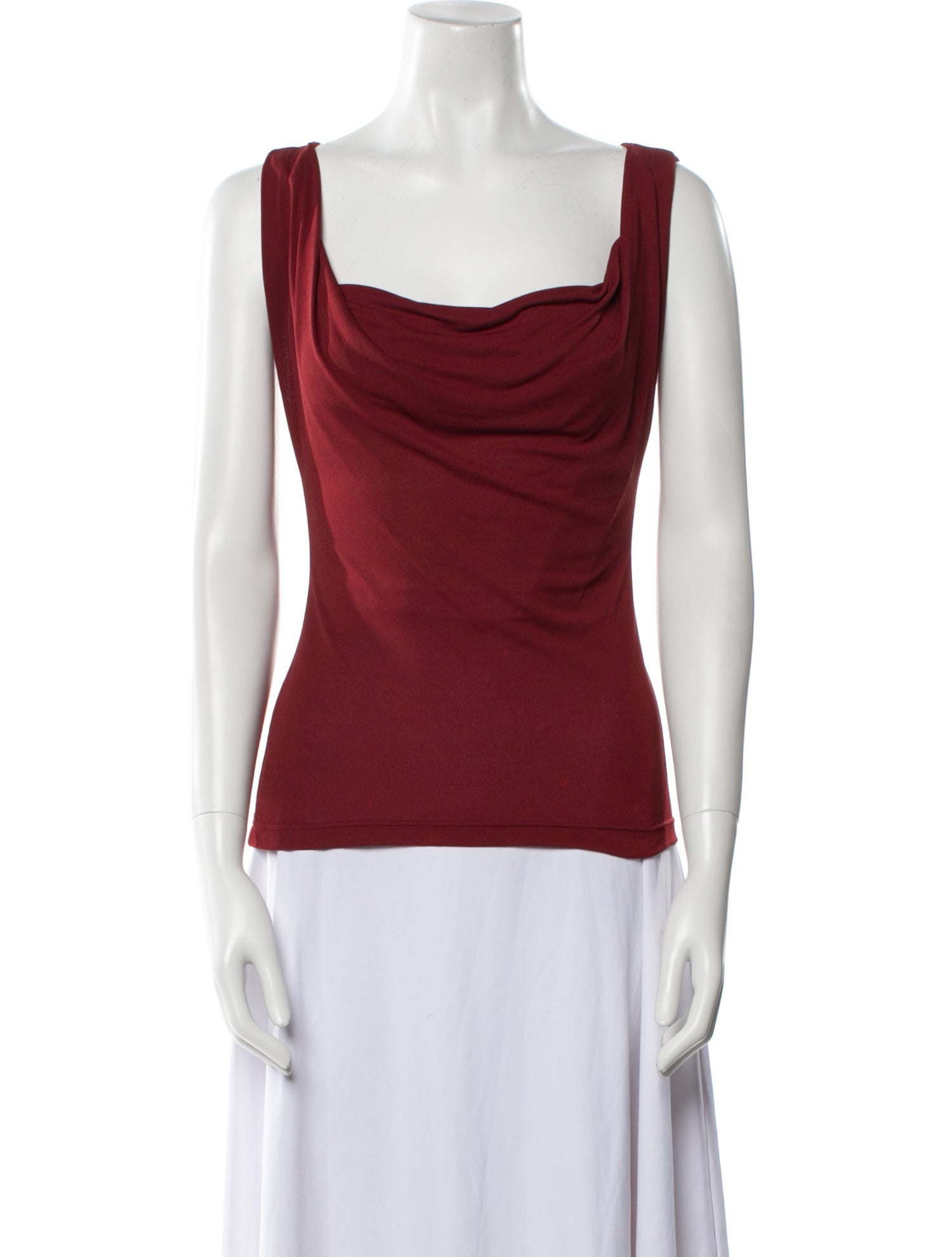 Vivienne Westwood Cowl Neck Sleeveless Top