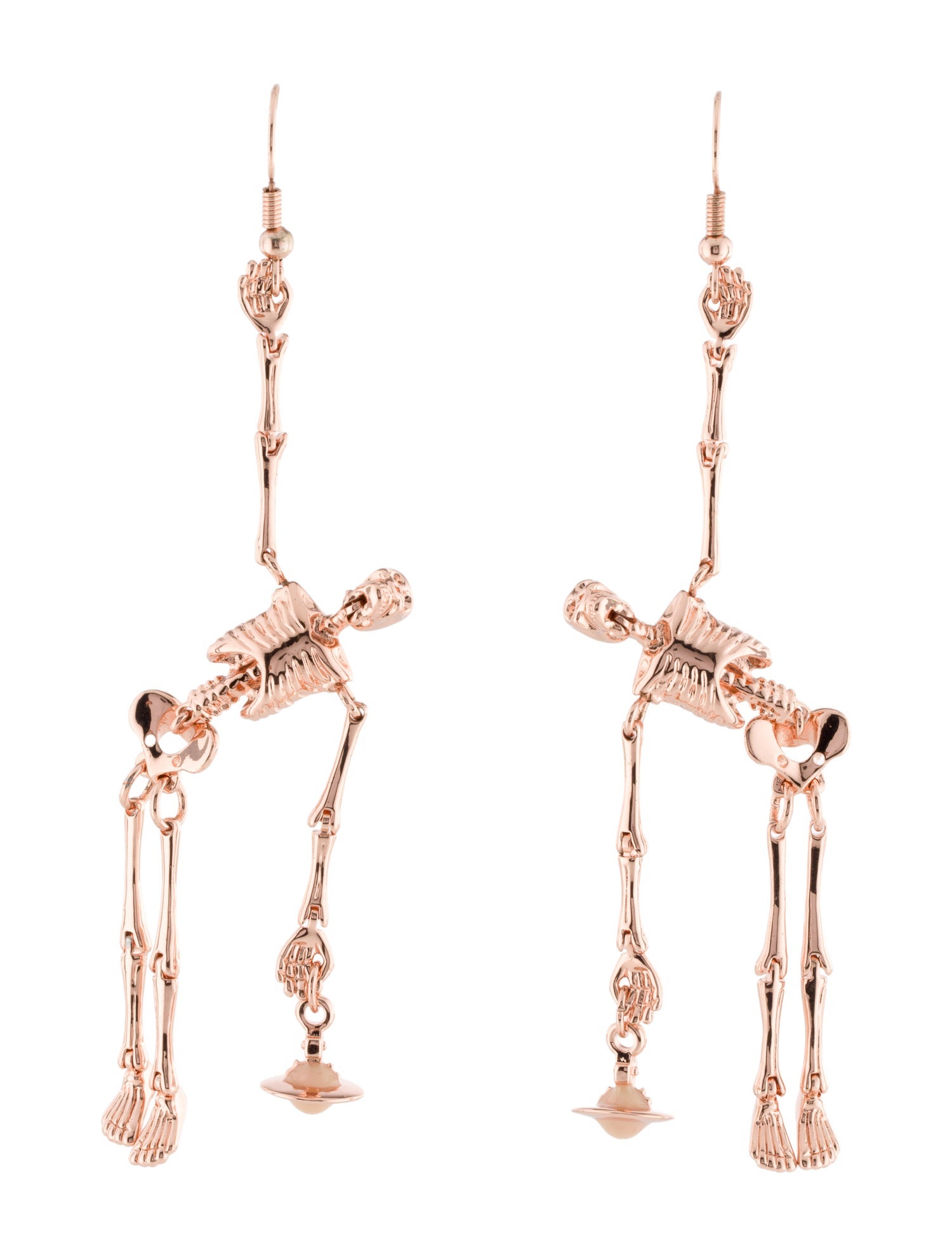Vivienne Westwood Skeleton Drop Earrings
