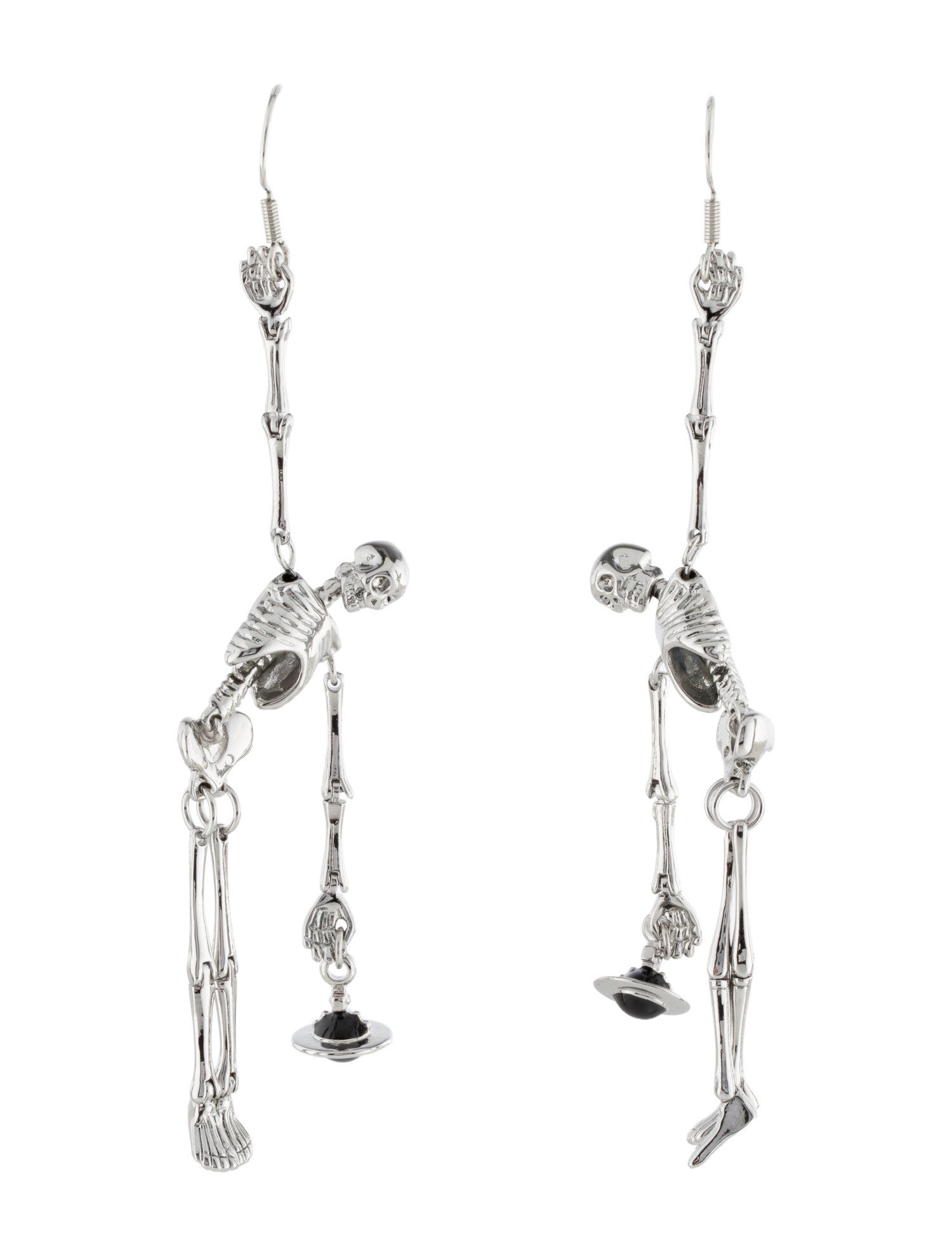 Vivienne Westwood Skeleton Drop Earrings