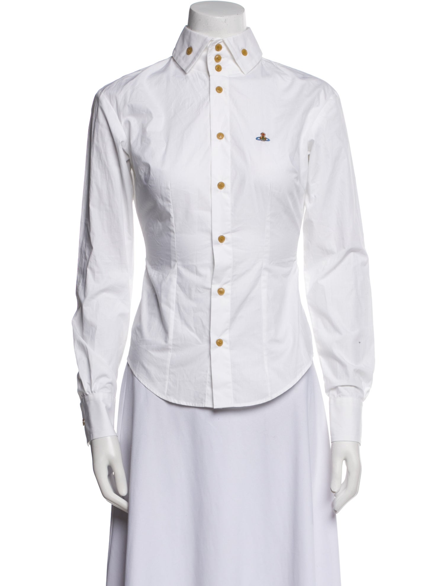 Vivienne Westwood Long Sleeve Button-Up Top w/ Tags