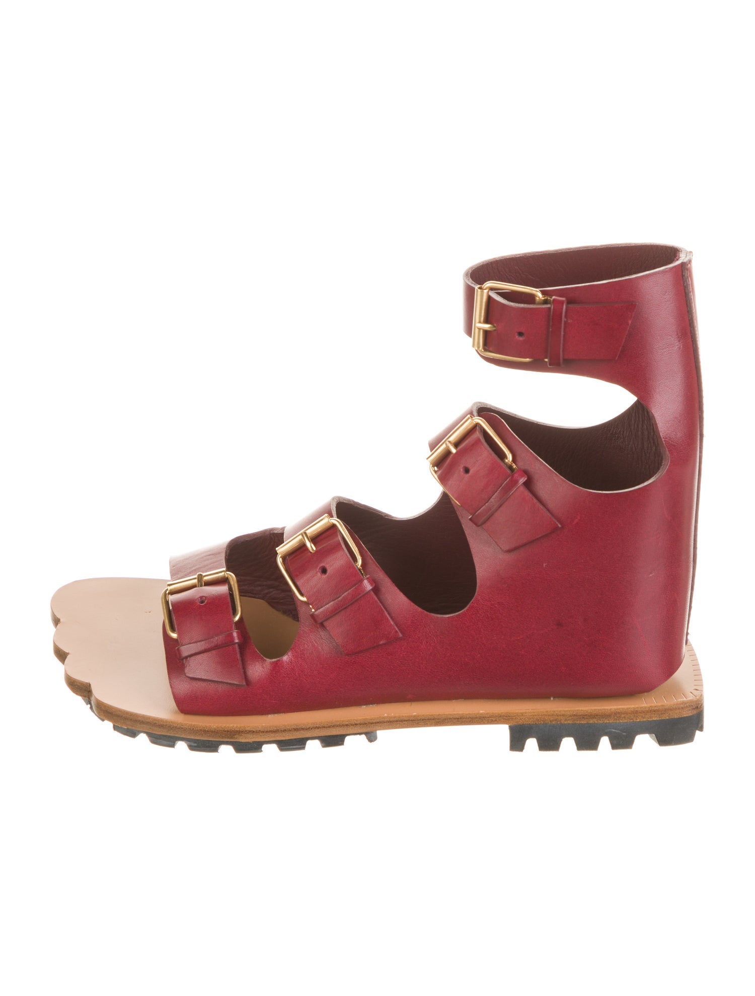 Vivienne Westwood Leather Gladiator Sandals