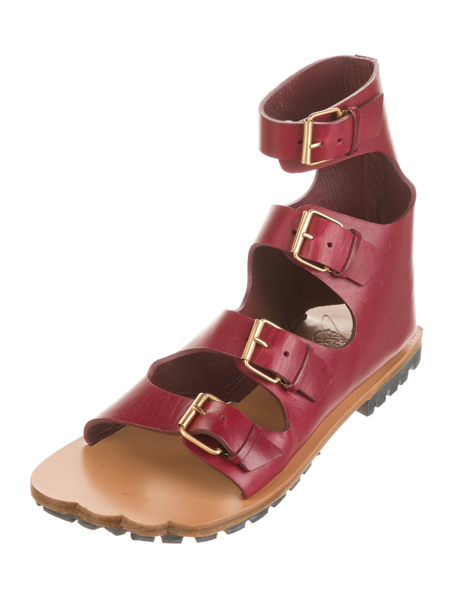 Vivienne Westwood Leather Gladiator Sandals