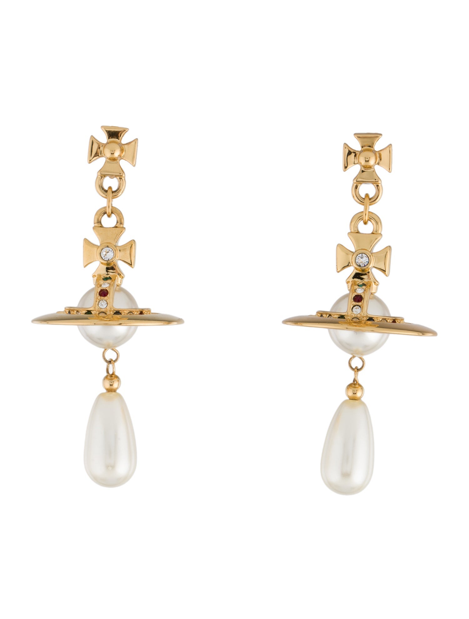 Vivienne Westwood Faux Pearl Drop Earrings