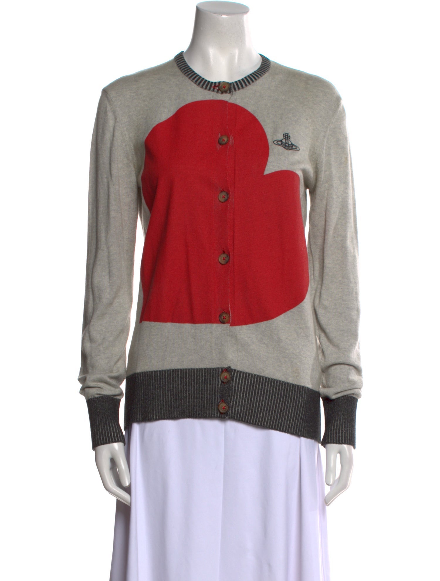 Vivienne Westwood Anglomania Printed Crew Neck Sweater