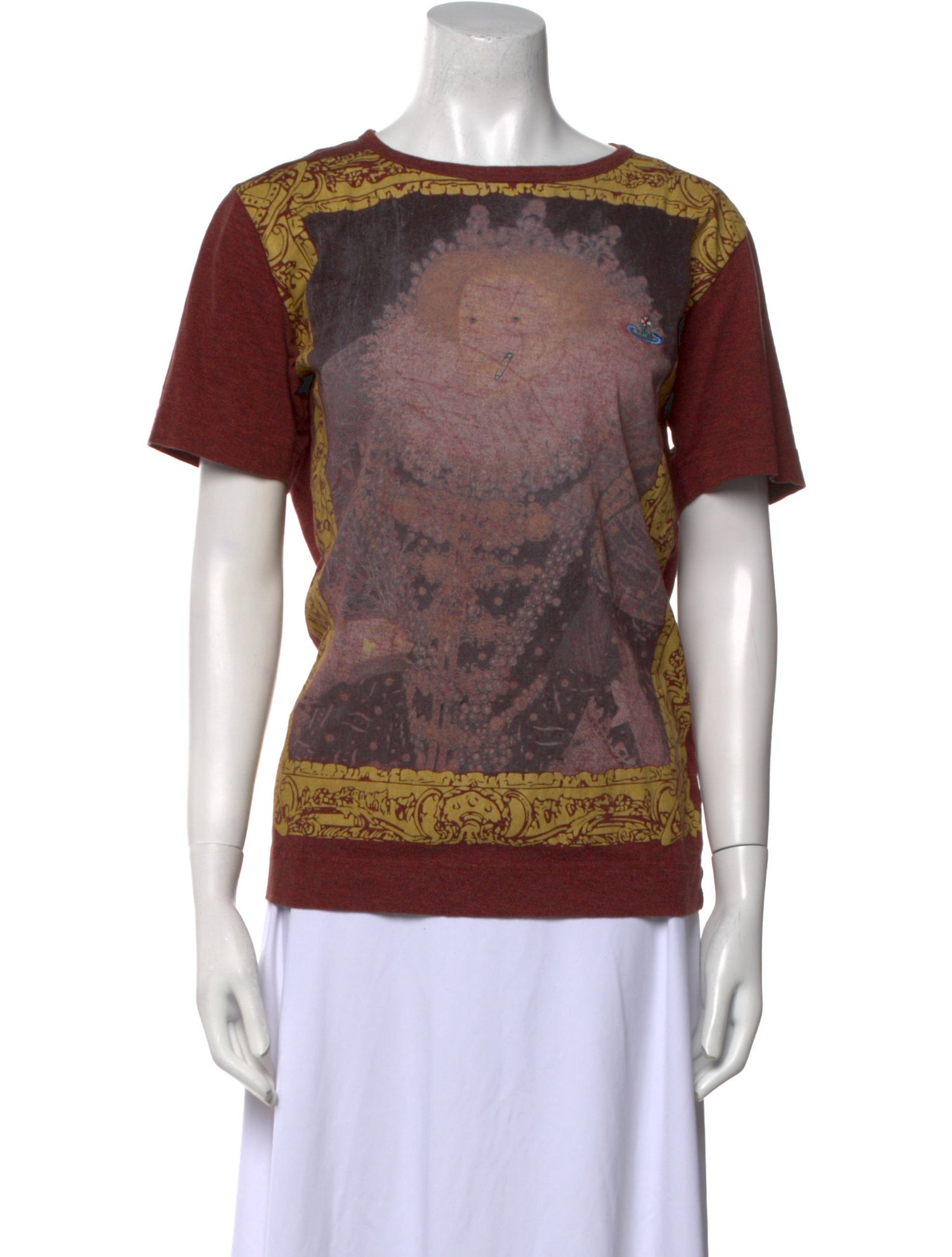 Vivienne Westwood Printed Bateau Neckline T-Shirt