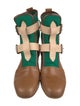 Vivienne Westwood Leather Colorblock Pattern Boots